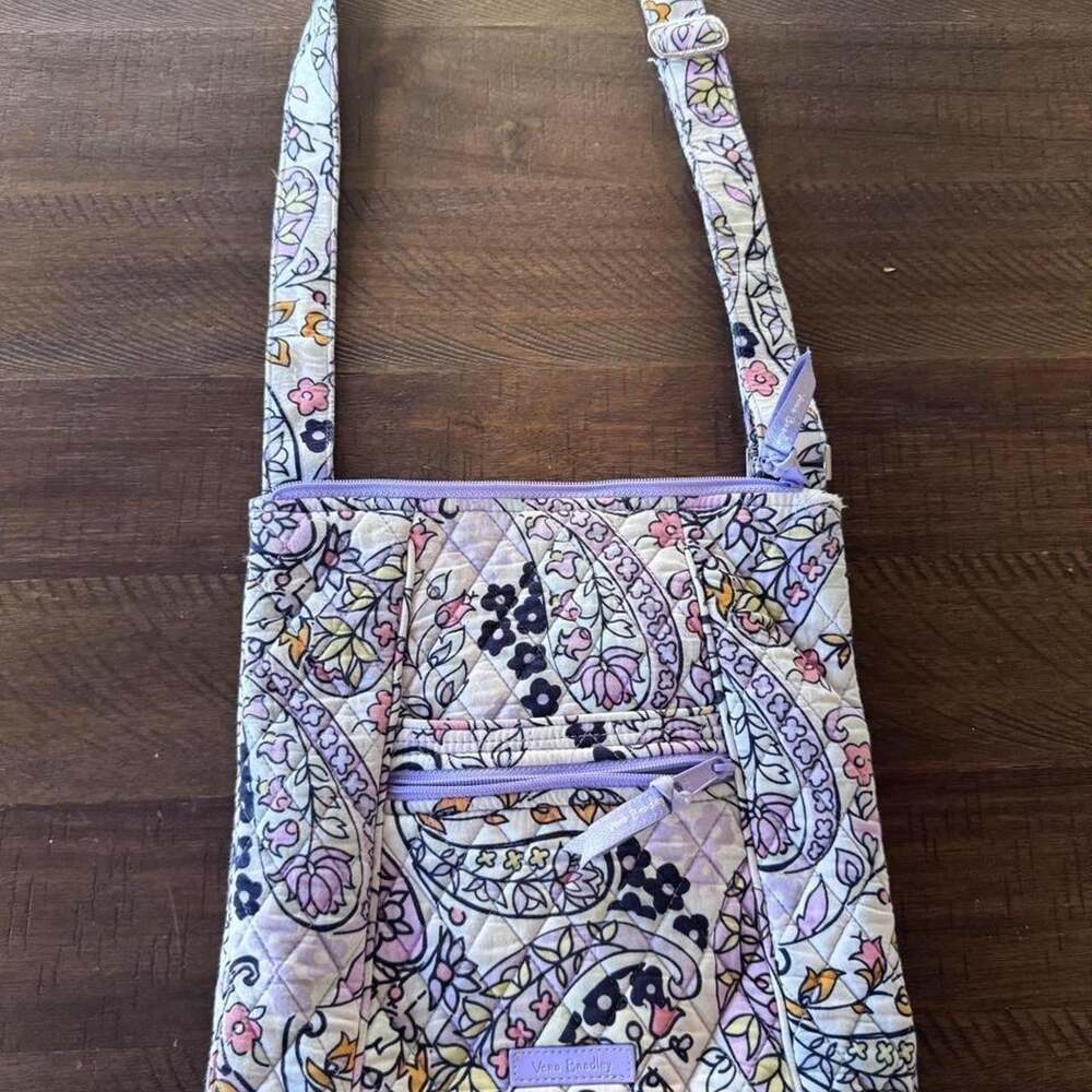 Vera Bradley Maddalena Paisley Soft Quilted Crossbody Hipster Bag